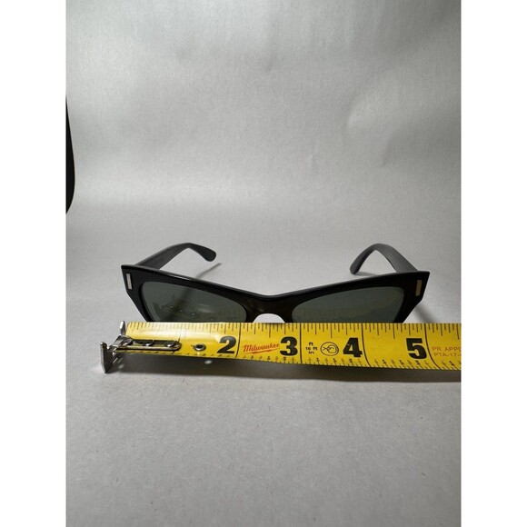 Vintage RAY-BAN B&L Black Cat Eye Sunglasses USA - Picture 11 of 13